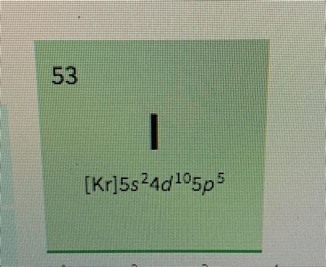 iodine noble gas configuration